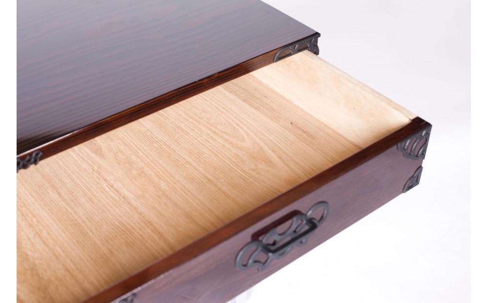 仙台箪笥　monmaya+ ローコンソール　木地呂塗【伝統 工芸品 グッドデザイン賞 タンス たんす 和タンス 仙台】