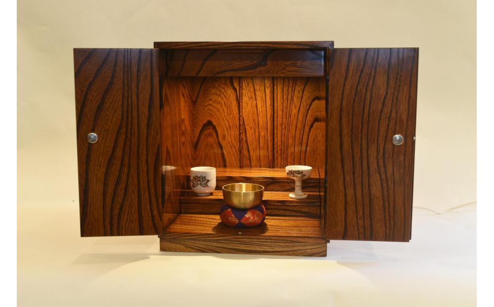 仙台箪笥　仏壇S　拭き漆【伝統 工芸品  手仕事 職人 仙台】