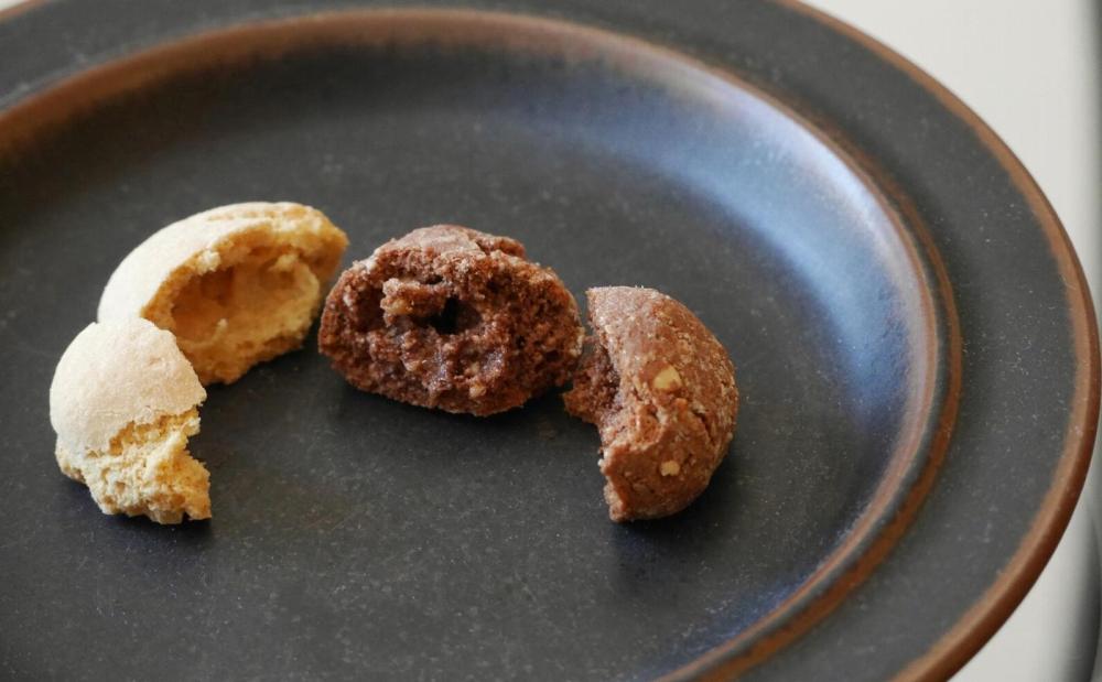 【ギフト用】至福のまころん詰合せ（和三盆＆ショコラリッチ）　【 まころん マコロン お菓子 スイーツ 詰合せ ギフト 和三盆 お茶菓子 】