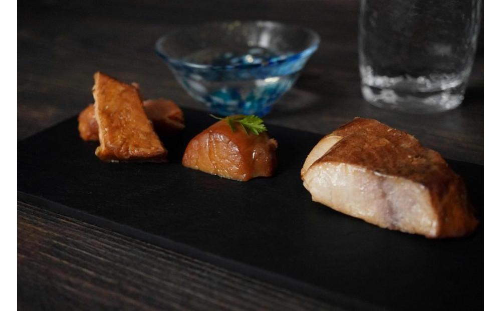 伊達の燻製　彩セット 鮭 メカジキ ホタテ