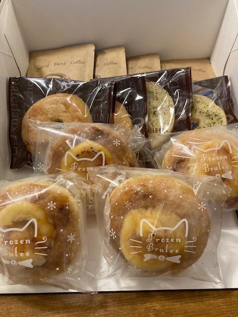 【無添加スイーツ】フローズンブリュレドーナツ・ギフトセットット【菓子 おかし スイーツ デザート 食品 人気 おすすめ 】