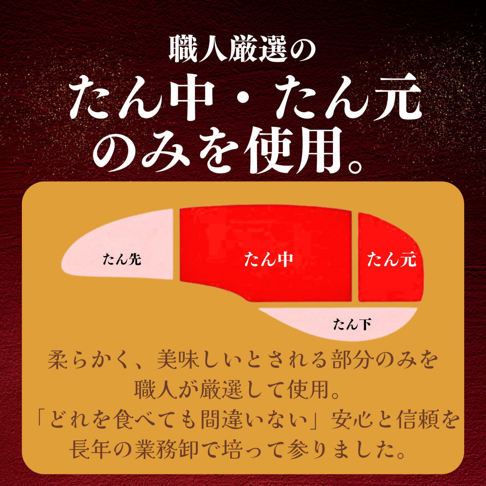 厚切り仙台牛たん 塩味と味噌味 計400g【肉 お肉 にく 食品 人気 おすすめ  ギフト】