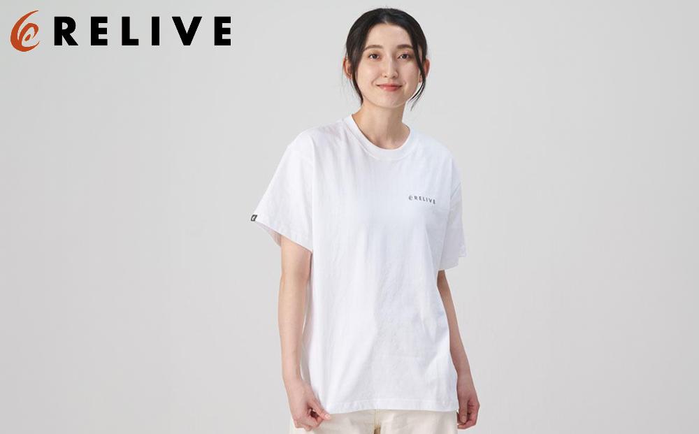 【数量限定】リライブシャツプレミアム/コットン/ロゴ有/ホワイト（LLサイズ）【ファッション 服 Tシャツ カットソー 衣料 トップス 人気 女 男 スポーツ ゴルフ ウェア アウトドア 仙台市 リラックス カジュアル シンプル トレンド 春 夏 秋 冬 メンズ レディース ユニセックス】