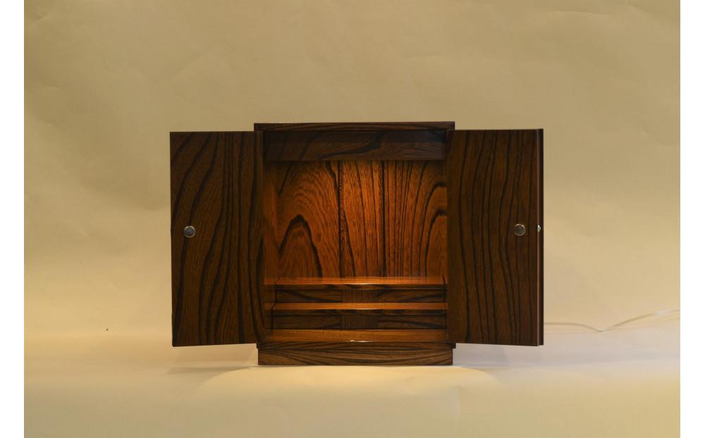 仙台箪笥　仏壇S　拭き漆【伝統 工芸品  手仕事 職人 仙台】