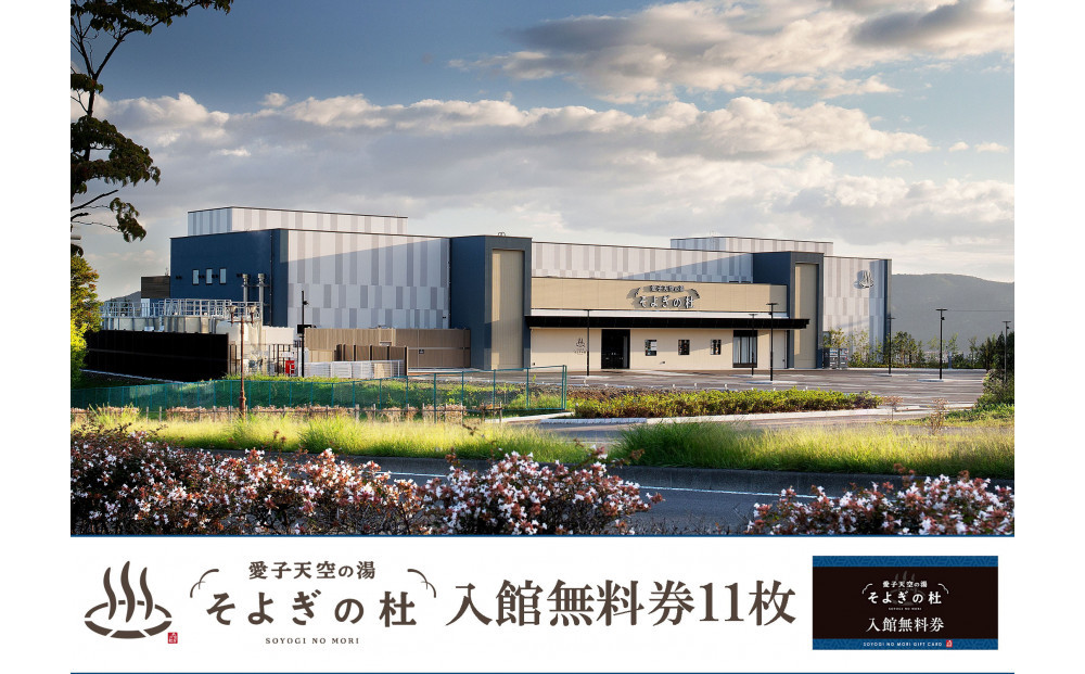 【ふるさと納税】愛子天空の湯 そよぎの杜 入館無料券11枚　温泉 露天風呂 サウナ 日帰り 天然温泉 観光 旅行 旅 回数券 入浴券 仙台市