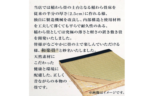 縁付和楽畳（置き畳）６畳セット