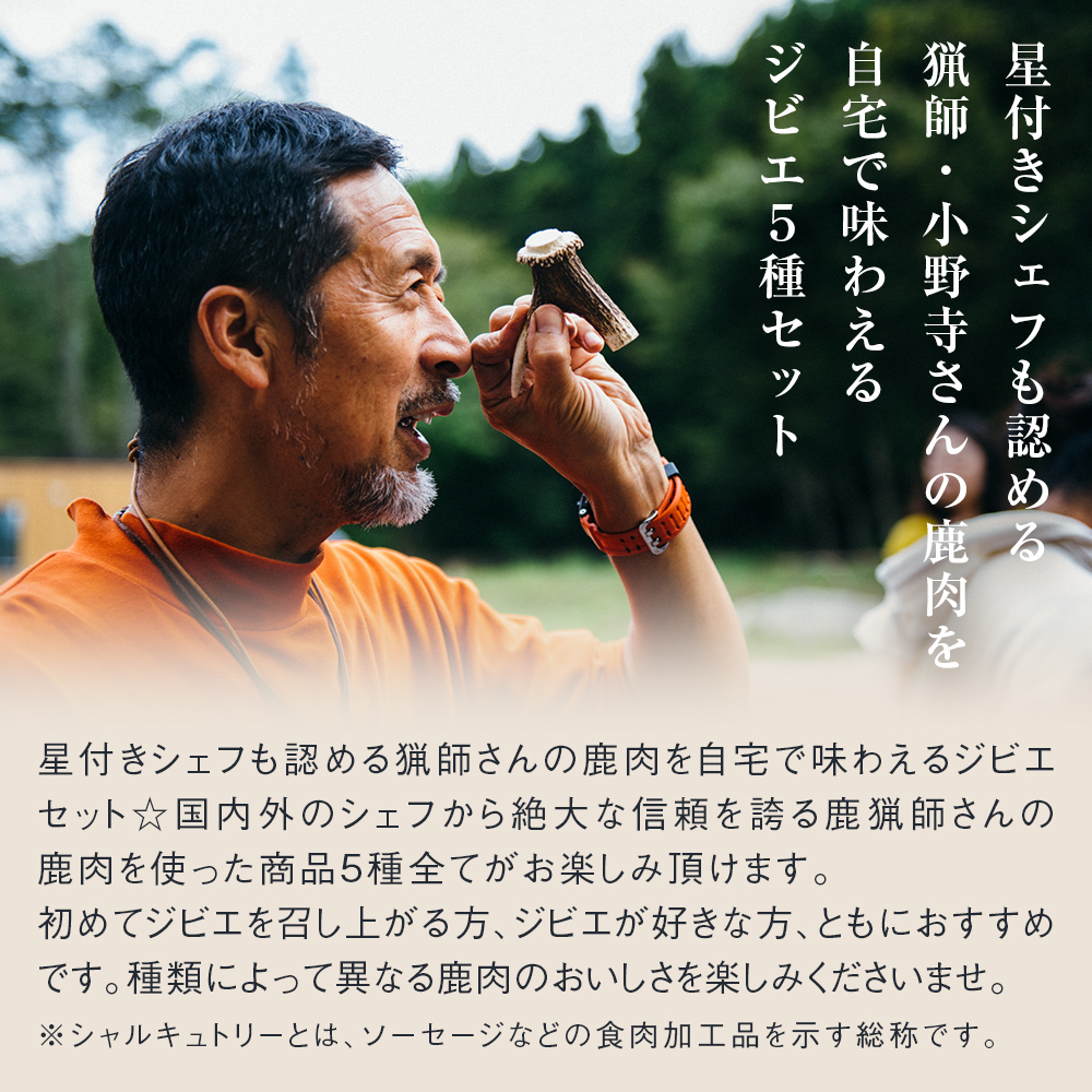 ナチュラルジビエシャルキュトリー5種セット