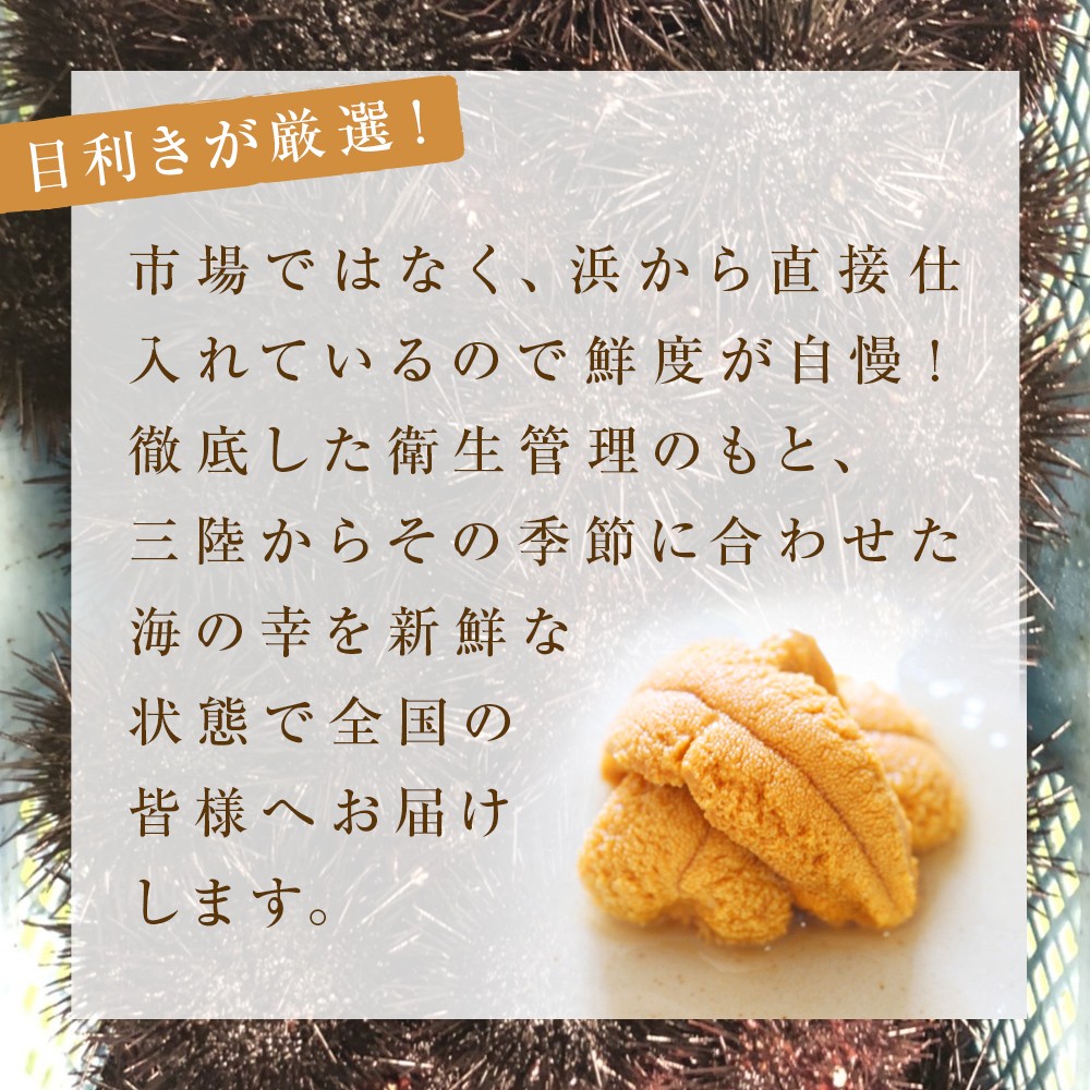 宮城県産 殻付き お造り生ウニ 8個 生ウニ 生雲丹 うに ウニ