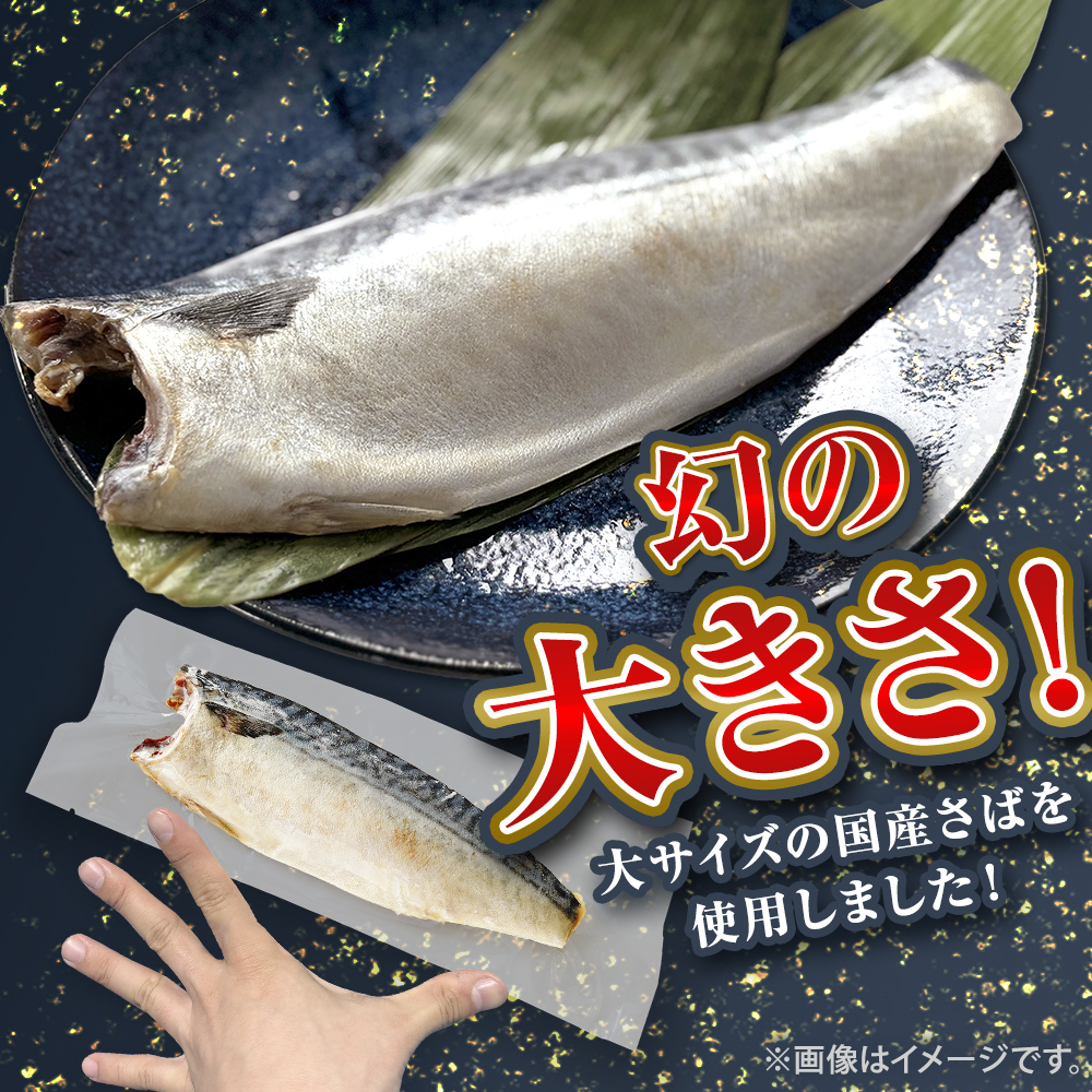 国産 塩さば フィーレ 約160～200g 15枚 サバフィレ 鯖 サバ さ