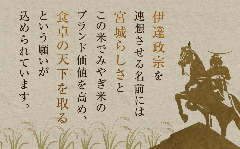 だて正夢精米2kg+にじのきらめき精米2kgセット　令和7年度産
