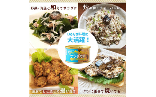 サバ缶 缶詰 ＜数量限定＞ サラダサバ 8缶 さば サバ 鯖 saba 