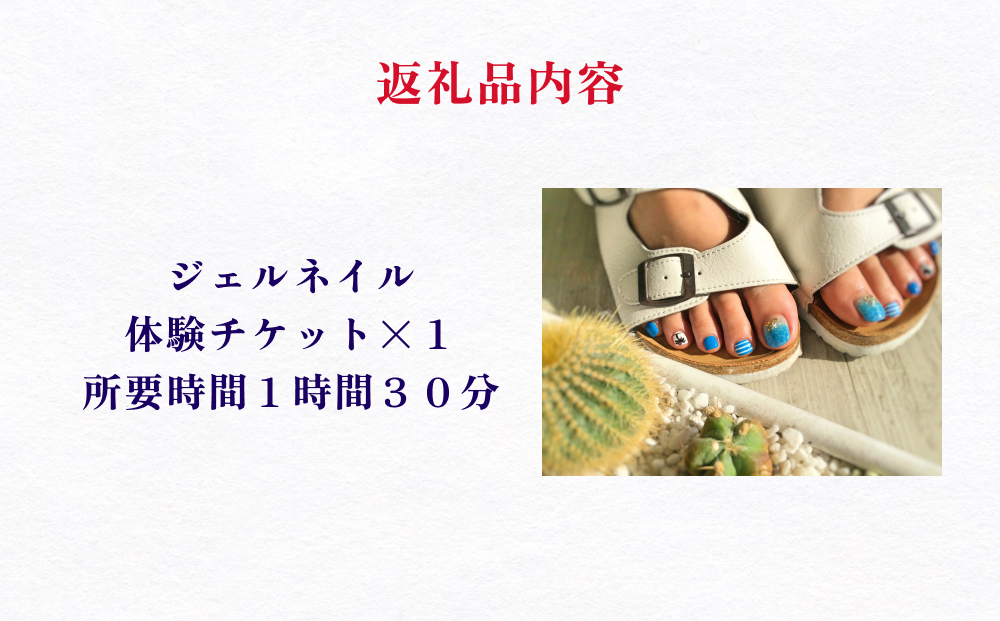 ネイル ジェルネイル 体験 チケット ネイルサロン ネイリス