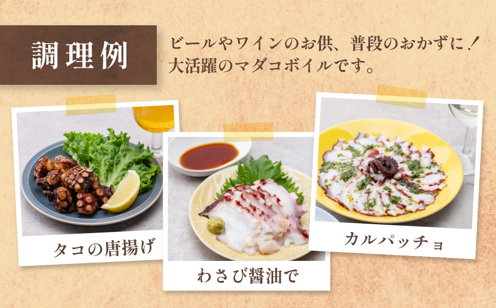 マダコ 煮たこ 石巻港 直送 たこ タコ ボイル 活マダコ 丸ご