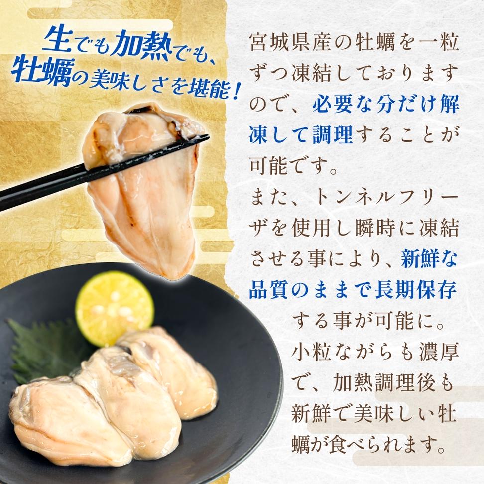 【 訳あり 】 生食用 冷凍 牡蠣 ( むき身 ) 500g × 1p 牡蠣むき
