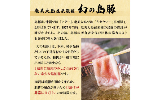 仙台牛・幻の島豚ロースセット A5ランク すき焼き 贈答 ギ