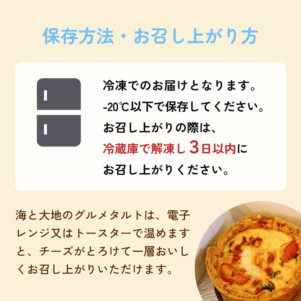 海と大地のスイーツセット（キッシュとスイーツ4種） キッ