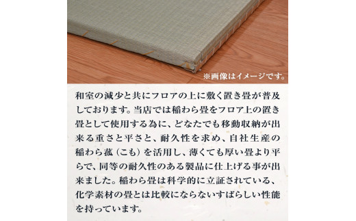縁無和楽畳（置き畳）６畳セット