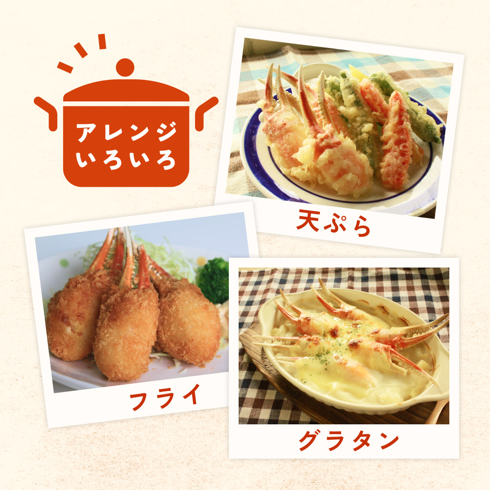 本ズワイガニ 爪肉 1kg 蟹爪 かに カニ 蟹 蟹の爪 ずわいがに