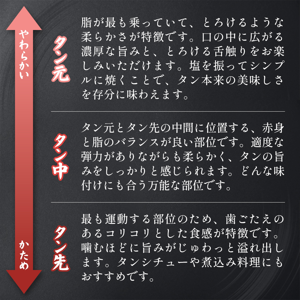 国産 牛タン （黒）塩味 1本丸ごと 650g以上 牛たん 黒タン 