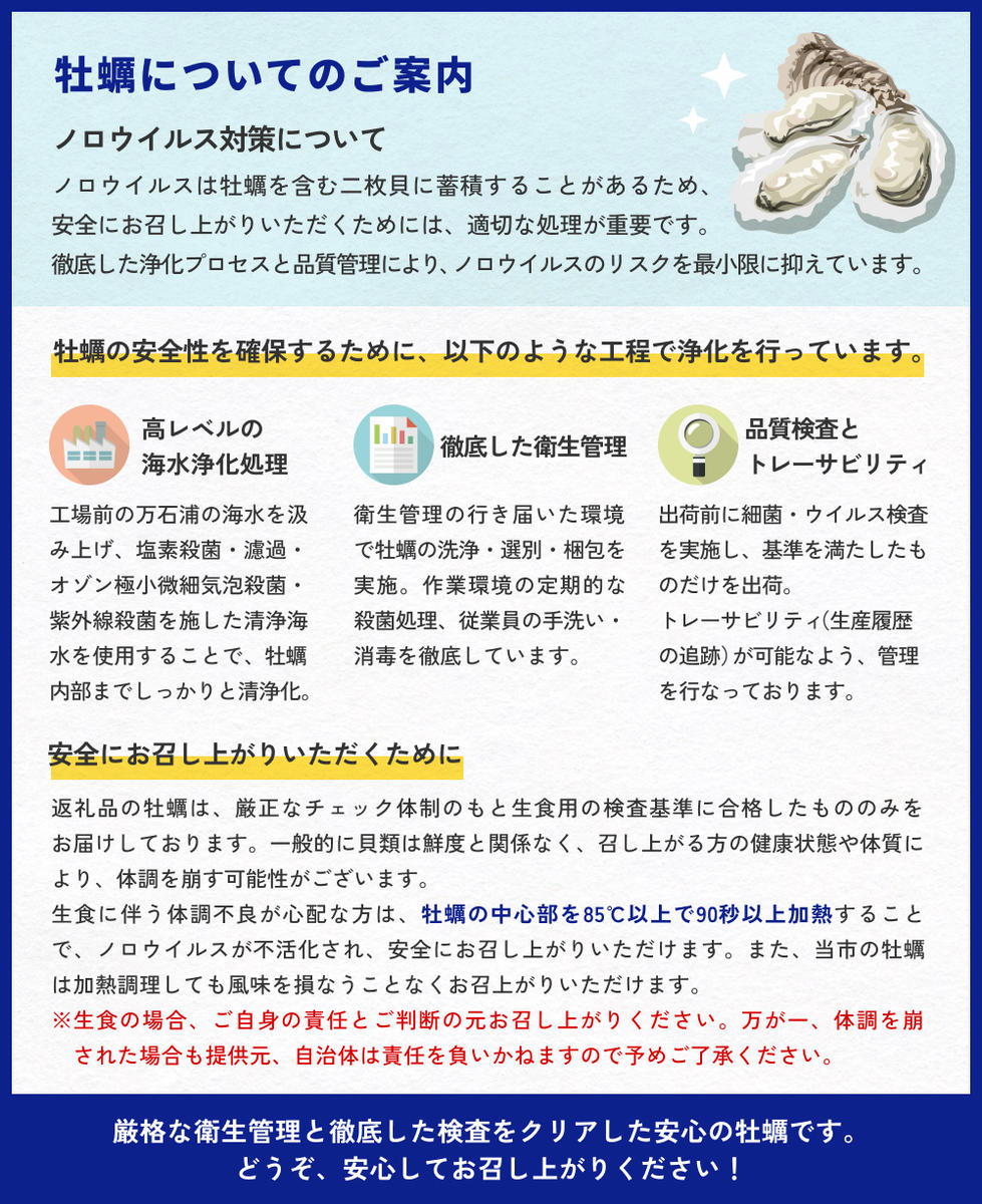 牡蠣 生食用 氷温熟成 冷凍牡蠣 生食用 170g×3袋 (510g) 宮城県