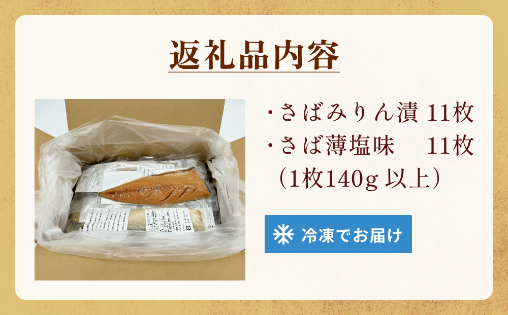 さばみりん漬 さば薄塩味 味わいセット 腹骨取り 無添加 さ