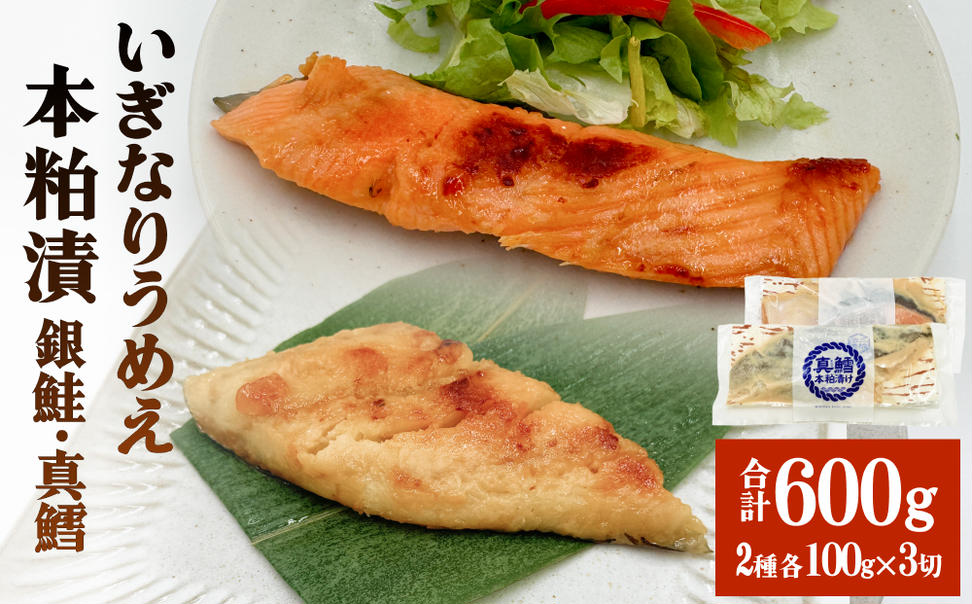 いぎなりうめえ本粕漬Ｇ３Ｔ３ 冷凍 粕漬け 酒粕 銀鮭 サー