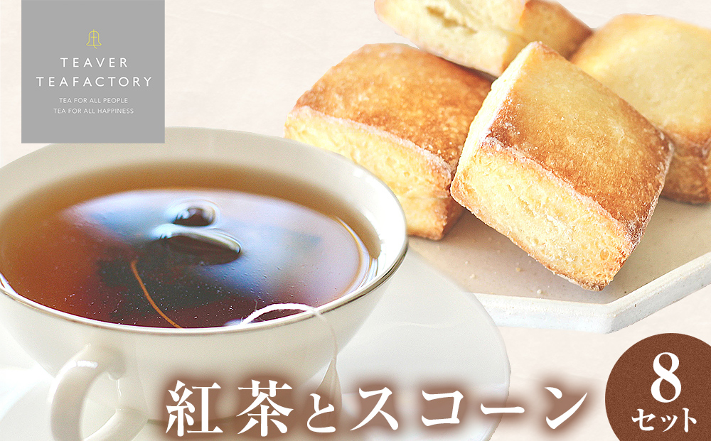 紅茶とスコーンのセット（8セット） 紅茶 スコーン ティー