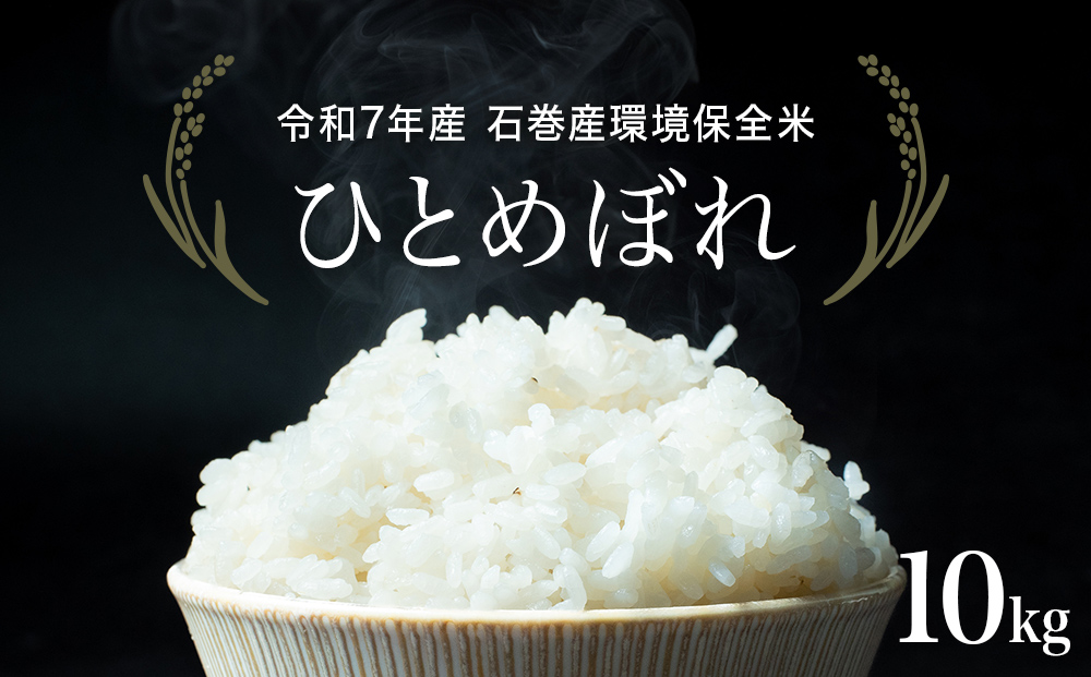 R7年産 ひとめぼれ 10kg (5kg×2袋) 米 お米 ご飯 ヒトメボレ 石