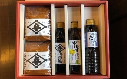 太田屋　味噌醤油セット　【04203-0081】