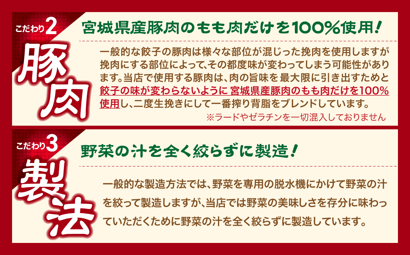 こだわり本格 生餃子 80個(16人前)／定期6回(合計480個) th00020-72000 80個 定期6回