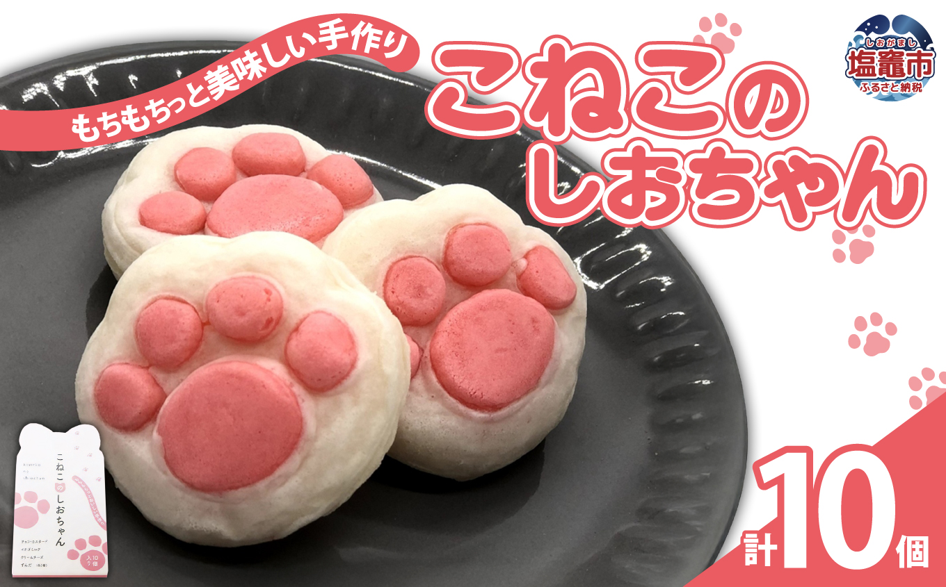 こねこのしおちゃん　10個入　【04203-0774】