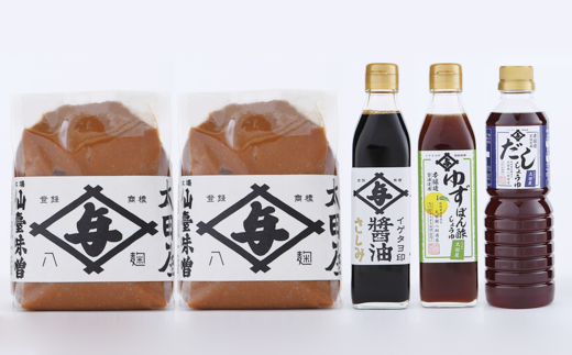 太田屋　味噌醤油セット　【04203-0081】