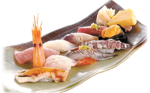 【店舗飲食】寿司海道　亀喜寿司　特選ふるさと納税特別コース　二人前　【04203-0226】