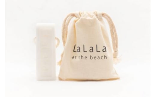 【海洋性由来】塩石鹸（石鹸用ロープ付き） [浜辺のLaLaLa 宮城県 気仙沼市 20563568] 石けん せっけん いい香り 柑橘系