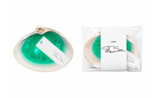 気仙沼の海をイメージしたキャンドル OHYA Shell Candle 1個 [Nr.12（ともしびプロジェクト） 宮城県 気仙沼市 20563587] キャンドル 可愛い かわいい カワイイ