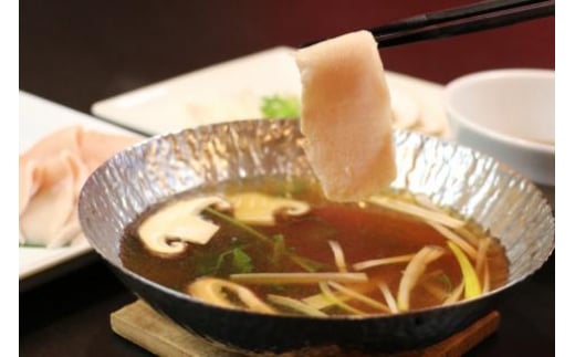 【TVで紹介！】気仙沼 メカしゃぶセット メカジキ 魚骨スープ しゃぶしゃぶ [阿部長商店 宮城県 気仙沼市 20564056]