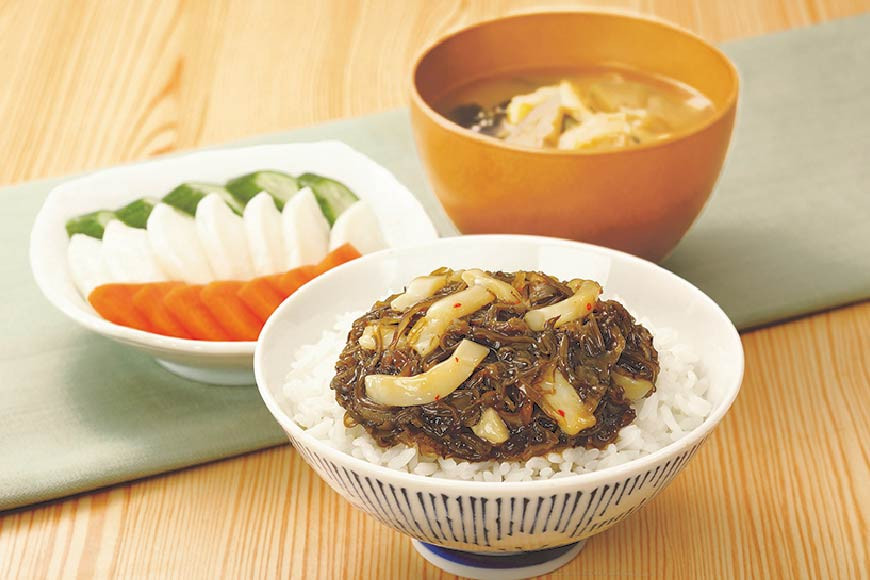 いか入りめかぶ 170g 5個セット [小野万 宮城県 気仙沼市 20564620] イカ おかず おつまみ