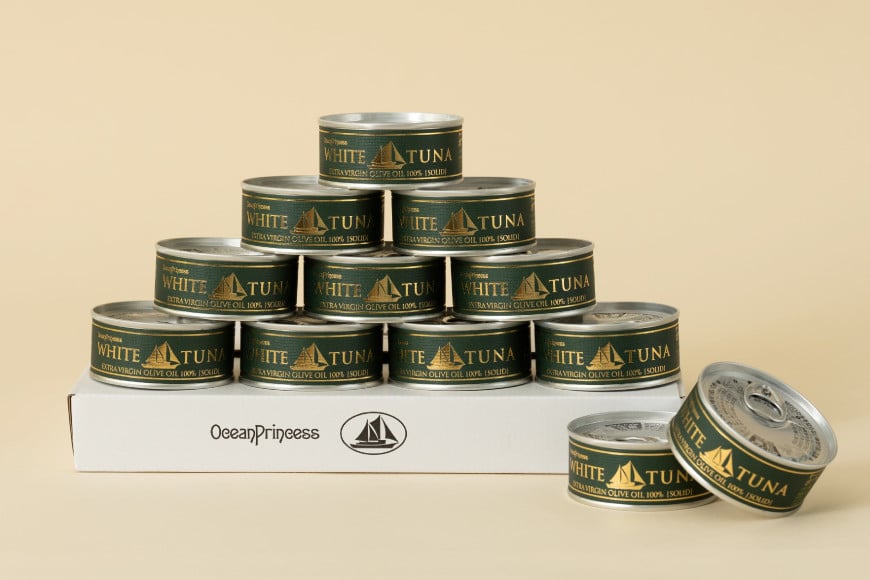 WHITETUNA エキストラバージン オリーブオイル（ソリッド） 12缶 セット [モンマルシェ 宮城県 気仙沼市 20565063] 缶詰 ツナ缶 ツナ 缶詰め かんづめ 熟成 マグロ 簡単調理 高級 保存食 常備 常温