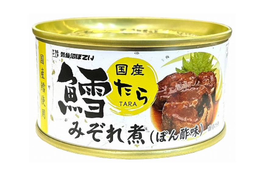 タラ 缶詰 鱈 みぞれ煮 ぽん酢味 170g 24缶 [気仙沼市物産振興協会 宮城県 気仙沼市 20565106] たら 長期保存可能 非常食 国産