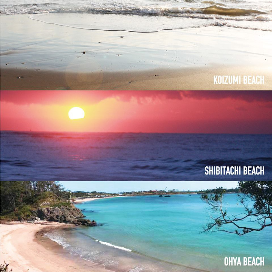 気仙沼の海をイメージしたキャンドル Round Candle（M）×3種 計3個 [Nr.12（ともしびプロジェクト） 宮城県 気仙沼市 20563648] キャンドル 可愛い かわいい カワイイ