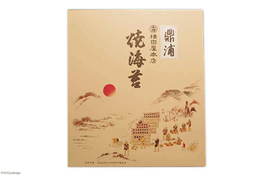 焼のり鼎浦 7袋 箱入り（1袋=7枚） [横田屋本店 宮城県 気仙沼市 20563786] 海藻 のり 海苔 ノリ 焼き海苔