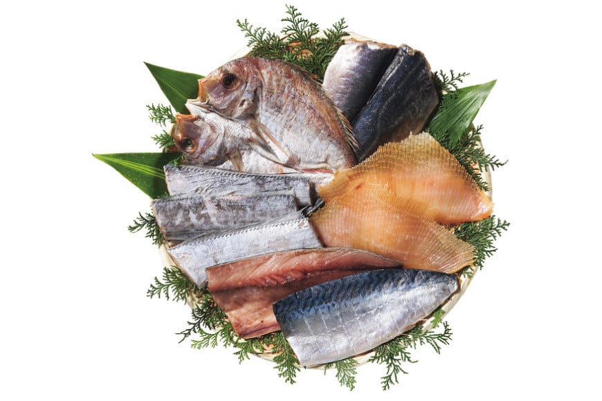 日本贈りめし×凍眠市場 三陸産干物 5種セット 計900g（さば 300g アジ 150g タイ 150g タチウオ 200g エイヒレ 100g） [シャディ 宮城県 気仙沼市 20564031] 干物 魚 魚介 冷凍