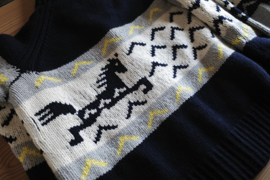 【気仙沼ニッティング】ユニコーン ネイビー×レディースフリー [気仙沼ニッティング 宮城県 気仙沼市 20564535-3]