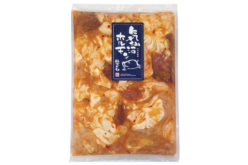 【TVで紹介！】亀山印 気仙沼ホルモン みそ味 500g ×2p [気仙沼市物産振興協会 宮城県 気仙沼市 20565243] 豚 生モツ ホルモン みそ 味噌 味噌味 味付き 焼肉 冷凍
