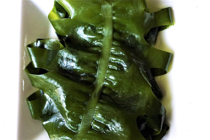 【2つの食感】 三陸産 サラダわかめ 170g ×1袋 [小野徳 宮城県 気仙沼市 20565559] 海藻 ワカメ わかめ 若布 塩蔵わかめ 塩蔵 コリコリ シャキシャキ 冷蔵