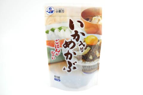 いか入りめかぶ 170g 3個セット [小野万 宮城県 気仙沼市 20564619] 魚 魚介類 いか イカ めかぶ メカブ 醤油 いかめかぶ イカめかぶ 冷蔵 酒の肴 おつまみ おかず ご飯のお供 珍味 セット