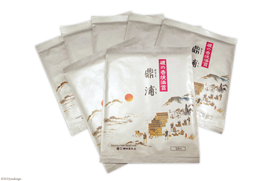 焼のり鼎浦 7袋 箱入り（1袋=7枚） [横田屋本店 宮城県 気仙沼市 20563786] 海藻 のり 海苔 ノリ 焼き海苔