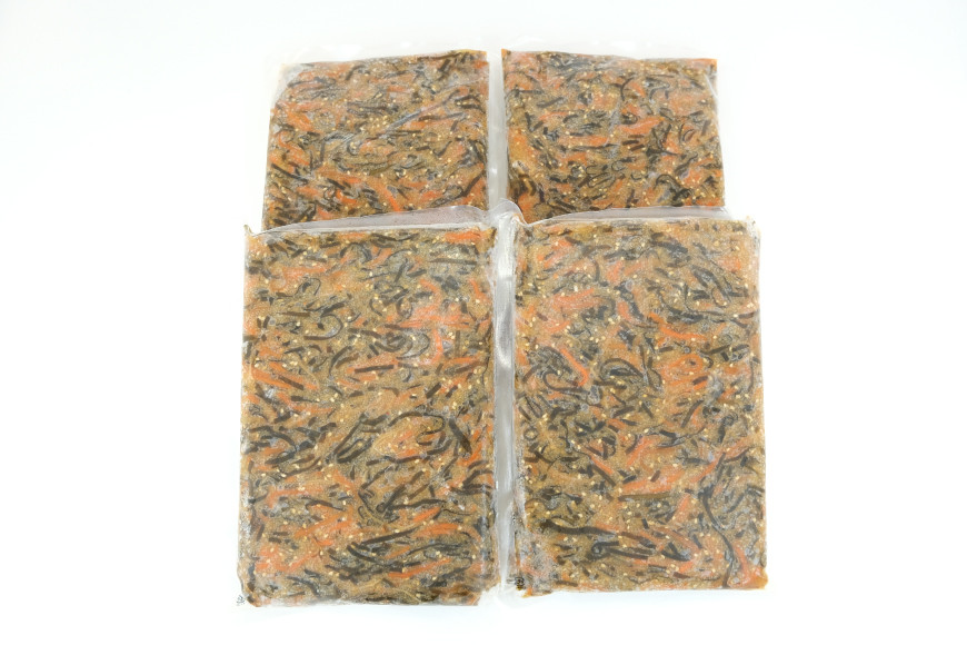 数の子入り松前漬 4kg（1kg×4p）冷凍 【ご飯のお供に、酒の肴に】 [小野万 宮城県 気仙沼市 20564651] 松前漬け おつまみ おかず 漬物