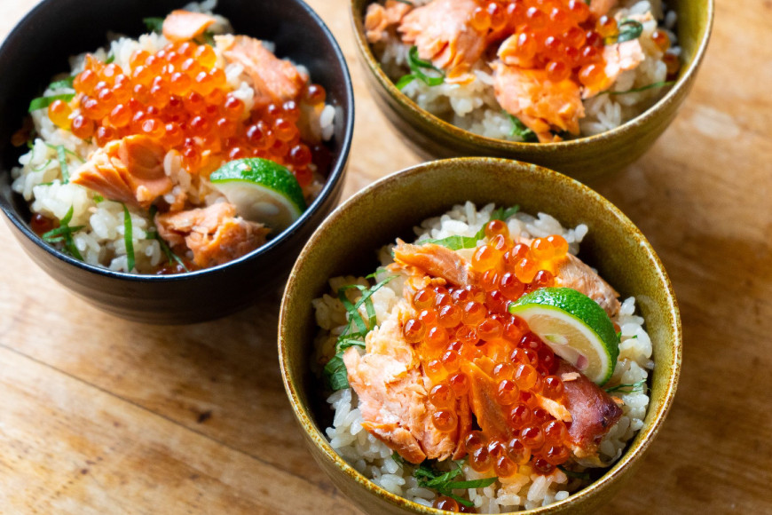 宮城のはらこ飯 2合分×2p [斉吉商店 宮城県 気仙沼市 20563846] はらこめし 冷凍 パック いくら イクラ 鮭 さけ サケ 惣菜 魚 魚介類 支援 事業者支援