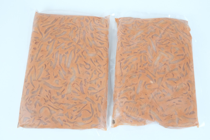 いか塩辛 白造り 2kg(1kg×2p) 冷凍 【ご飯のお供に、酒の肴に】 [小野万 宮城県 気仙沼市 20564657] いか イカ 塩辛 イカ塩辛 おつまみ 珍味